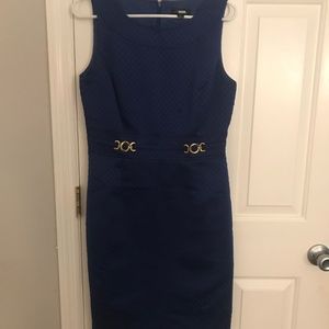 Tahari Royal Blue Sleeveless Dress - Size 6